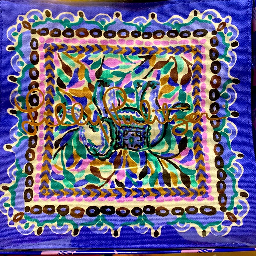 NWT Lilly Pulitzer Printed Napkin Set